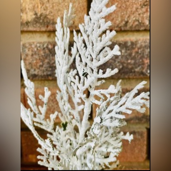 *Frosty Artificial Cedar Tree, 10” - Picture 2 of 6